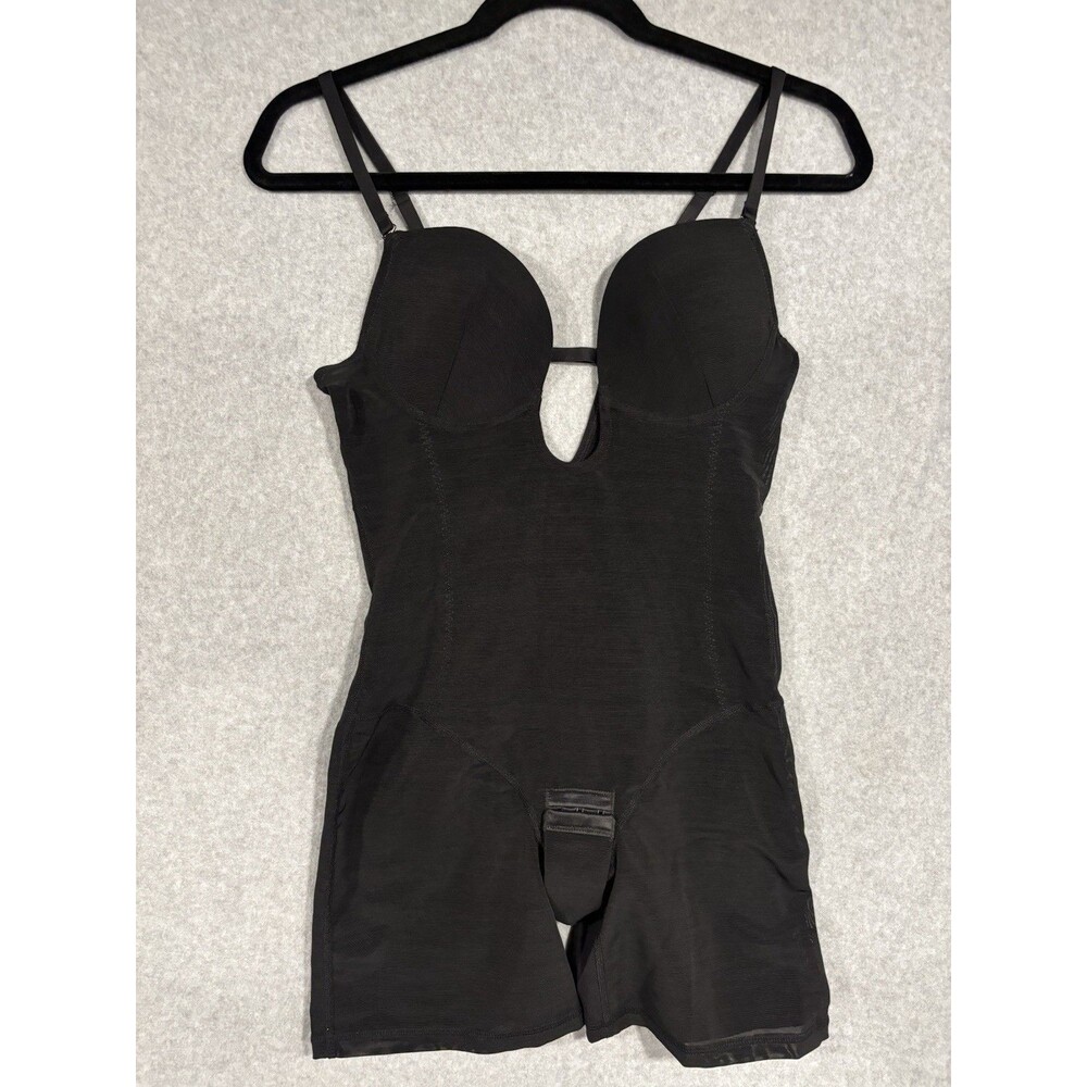Decorus plunge shapewear bodysuit for women Low Cut Design Built-in Bra Sz S